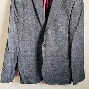 Express Men's Gray Wool Suit